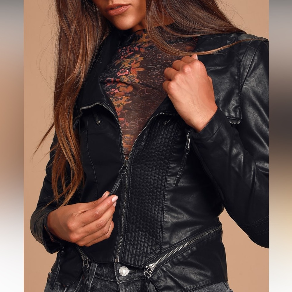 NWT Vegan leather jacket